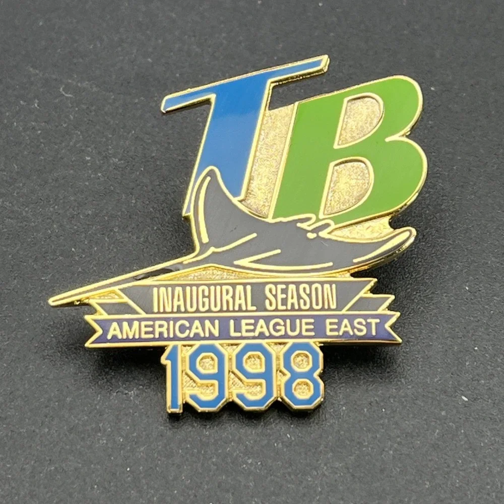 MLB Baseball Tampa Bay Rays Inaugural Season 1998‎ Lapel Hat Pin